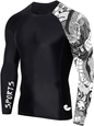 Men's Long Sleeve Unique Design Rash Guard Shirt